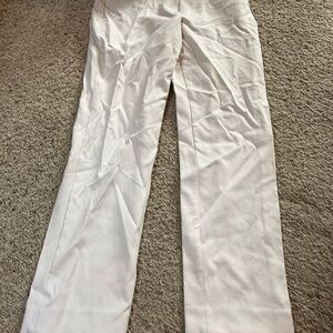 White House Black Market White Cropped Pants